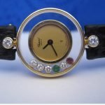 Handmade Alligator leather strap fit for Chopard La Strada diamond watchband discount price