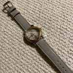 replacement Chopard black leather strap