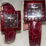 Chopard Happy sport strap replacenemt leather blue watch band bracelet 18mm 15mm