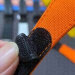 Custom orange elastic watch band for Richard Mille 1