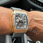 Buy Custom Cartier Santos 100 Black nylon velcro strap 20mm 23mm 24mm replacement watch straps (1)