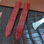 Cartier Ballon Bleu brown alligator replacement watch band strap