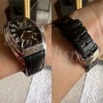 White America Alligator leather watch band strap fot Franck Muller CASABLANCA 8880 color dreams wristwatch