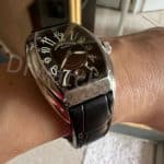 Pink America Alligator leather watch band strap fot Franck Muller CASABLANCA 8880 color dreams wristwatch