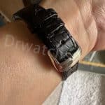 Buy Handmade Yellow Leather watch band for Franck Muller Crazy Hour watch