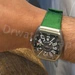 Replacement Aftermarket leather watch strap for Franck Muller Conquistador 8006 SC