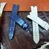 Custom handmade alligator watchbands for Van Cleef & Arpels Poetic Complications straps