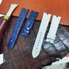 Custom handmade alligator watchbands for Van Cleef & Arpels Poetic Complications straps