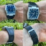 IWC Da Vinci Automatic Black Alligator leather watch band (1)