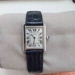 Cartier Tank Lizard leather strap watch band
