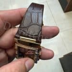 Custom handmade best quality premium calfskin brown black leather bund strap and watch band replacement for Tudor Black Bay 58 41 GMT Heritage as well as Rolex watches, Paul Newman Daytona, Omega Speedmaster, Tudor, Oris, Seiko, Breitling, and any other watches with a flat end.