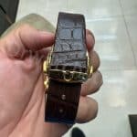 Custom nylon canvas velcro strap yellow elastic watch band 20mm for Omega x Swatch Mission to Mars red watch