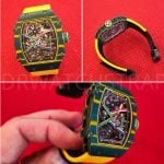 RM yellow leather strap