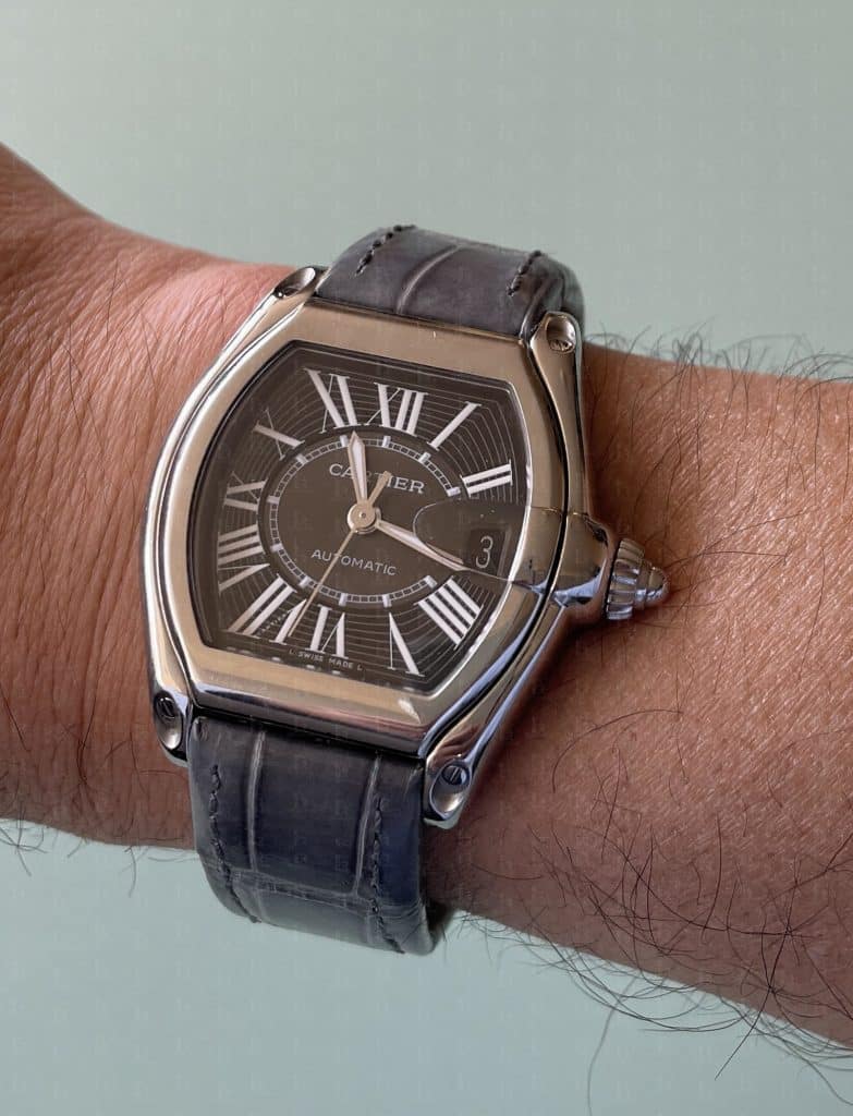 Replacement Cartier Roadster strap leather quickswitch