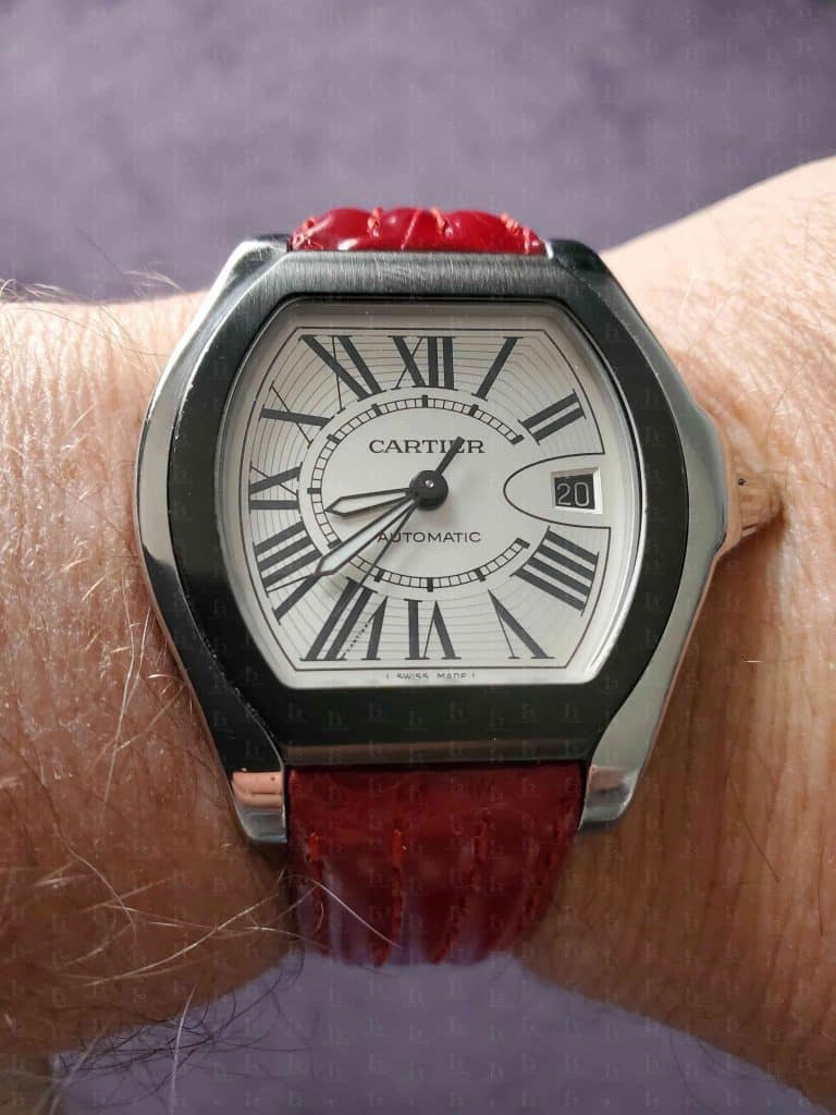 Replacement Cartier Roadster strap leather quickswitch