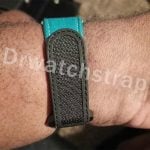 Custom orange velcro strap for Richard Mille watch band replacement
