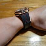 Hublot 645 42mm with blue velcro watch band (3)