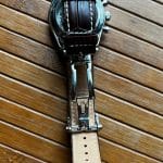 Zenith Pilot Type 20 Chronograph Extra Special Blue suede leather watch band strap (3)