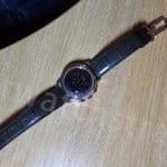 OEM leather strap for Zenith ELITE STAR black alligator replacement watch band - Customized