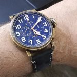 Zenith watch Curved end