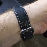 Custom alligator leather strap for Zenith watch