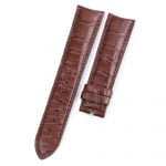 Buy discount price aftermarket Vacheron Constantin Overseas Leather Strap craftsmanship Black American Crocodile watch bands for sale