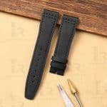 Buy Custom Blancpain Fifty Fathoms Sailcloth strap Black Canvas Velcro Nylon watch straps 20mm 23mm 24mm (1)
