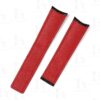 Red Water-resistant premium calfskin leather material