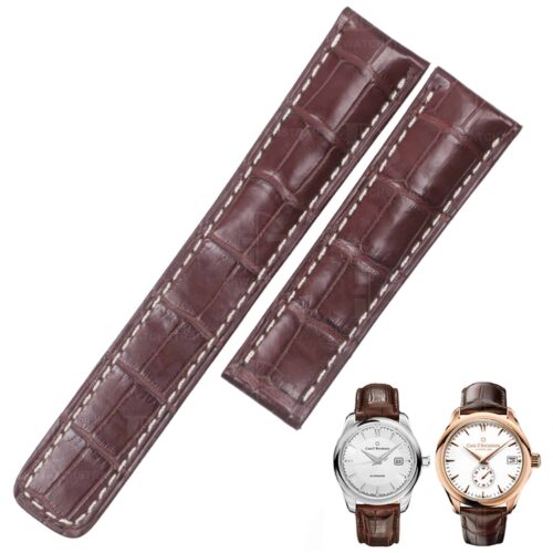 Custom handmade replacement leather alligator watch bands for Carl f Bucherer strap Custom handmade replacement leather alligator watch bands for Carl f Bucherer strap