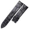 Curved end custom handmade replacement leather watch band for Franck Muller 8038 8035 straps