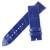 Custom handmade replacment blue watch band for Franck Muller Heart 5000H 5002M QZ strap