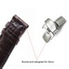 replacement watch buckle parts clasp accessories pin deployment 18mm