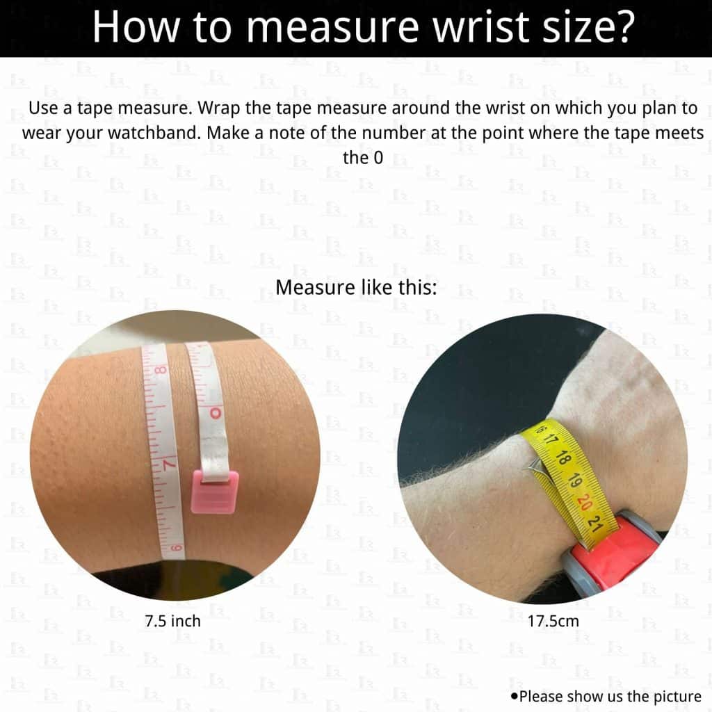 How to measure wrist size for watch - drwatchstrap