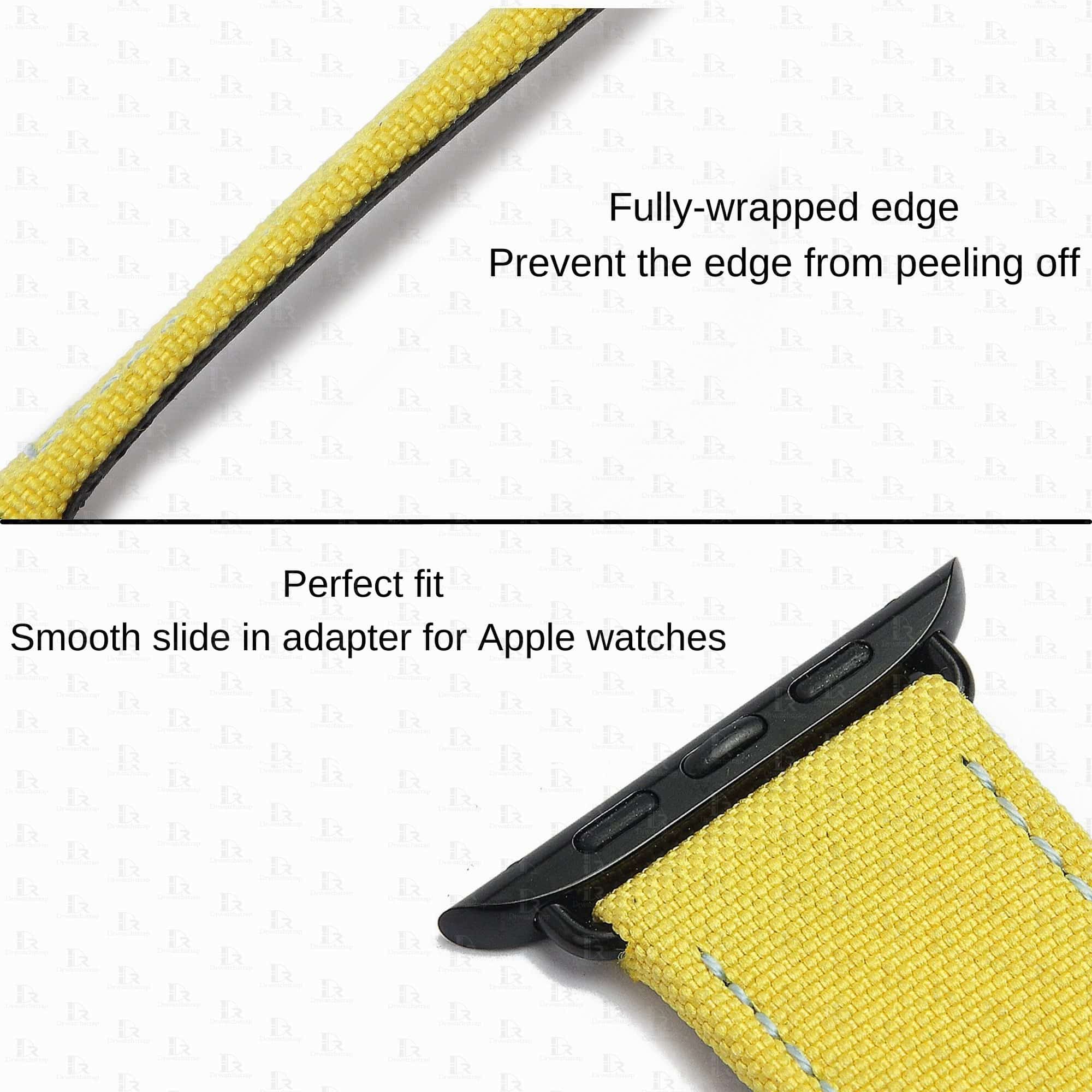 Nylon canvas velcro strap for apple all model 38mm.42mm