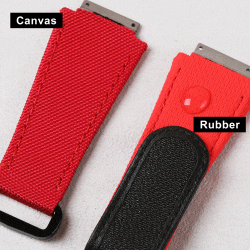 Custom rubber velcro elastic replacement watch strap Richard Mille band RM watchband aftermarket