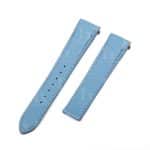 Buy Custom Cartier Santos Galbu00e9e leather straps Blue Calfskin watchband 14mm 16mm 18mm 19mm (1)