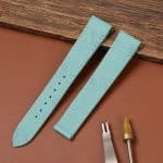 Hermes watch band Green Epson Heure H leather strap replacement