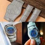 Omega De Ville 41mm Black Canvas Sailcloth watch strap (2)
