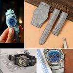 Custom handmade brown leather bund strap and watch band replacement for Tudor Black Bay 58 41 GMT Heritage as well as Rolex watches, Paul Newman Daytona, Omega Speedmaster, Oris, Seiko, Breitling