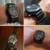 Custom leather watch strap 20mm alligator grain Rolex Bund band leather bund for Rolex, Omega, Tudor, Oris, Daytona, Hamilton