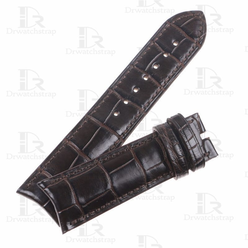 Handmade alligator watchbands for Vacheron Constantin Harmony 78054000 leather strap Customized (3)