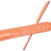 Omega watch leather strap replacement alligator the best quality Omega Seamaster orange watch straps Omega Seamaster watch bands for sale