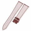 custom handmade brown Breguet leather watch strap