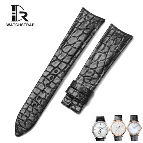Buy Custom curved end replacement alligator leather watch strap for Girard Perregaux 1966 luxury watch Buy Custom curved end replacement alligator leather watch strap for Girard Perregaux 1966 luxury watch