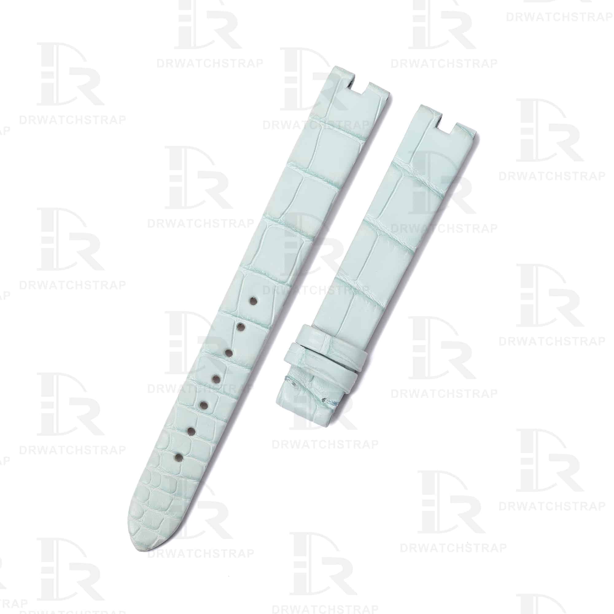 Buy custom Bvlgari B.zero1 Ice Blue leather strap 18mm replacement (1)