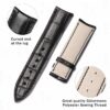 Buy custom Girard Perregaux World Time Series 49870 Brown leather Watch band 20mm 21mm 22mm (4)