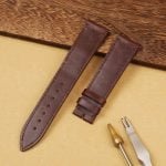 Custom brown vintage suede replacement Tudor leather watch bands and straps for Tudor Black Bay 58 41 Bronze