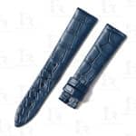 Buy handmade replacement Audemars Piguet Royal Oak Blue Leather watch strap 28mm lug size
