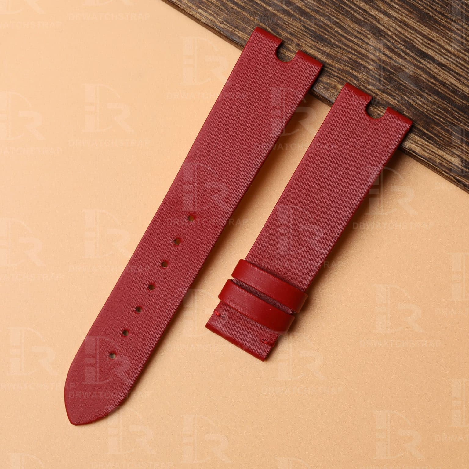 Inexpensive Designer Leather 36 mm Replacement Watch Strap DZ1404_K0016403 main image 1