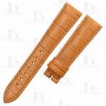 Genuine best quality American Alligator Orange leather watch strap and watch band replacement for Cartier De Pasha watches from DR Watchstrap - Shop the 100% handmade crocodile leather straps and watchbands online at a low price